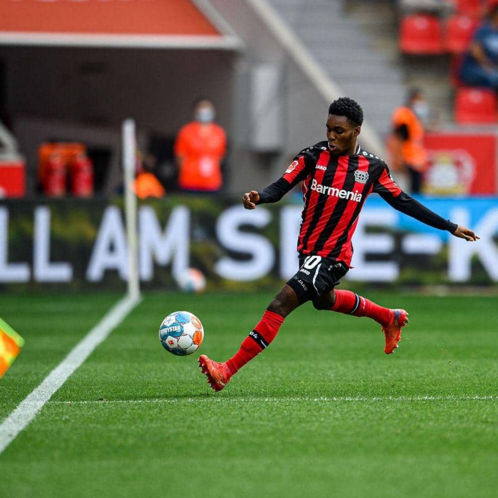 Jeremie Frimpong merupakan bek kanan milik klub asal Jerman, Bayer Leverkusen. (instagram.com/jeremiefrimpong22)