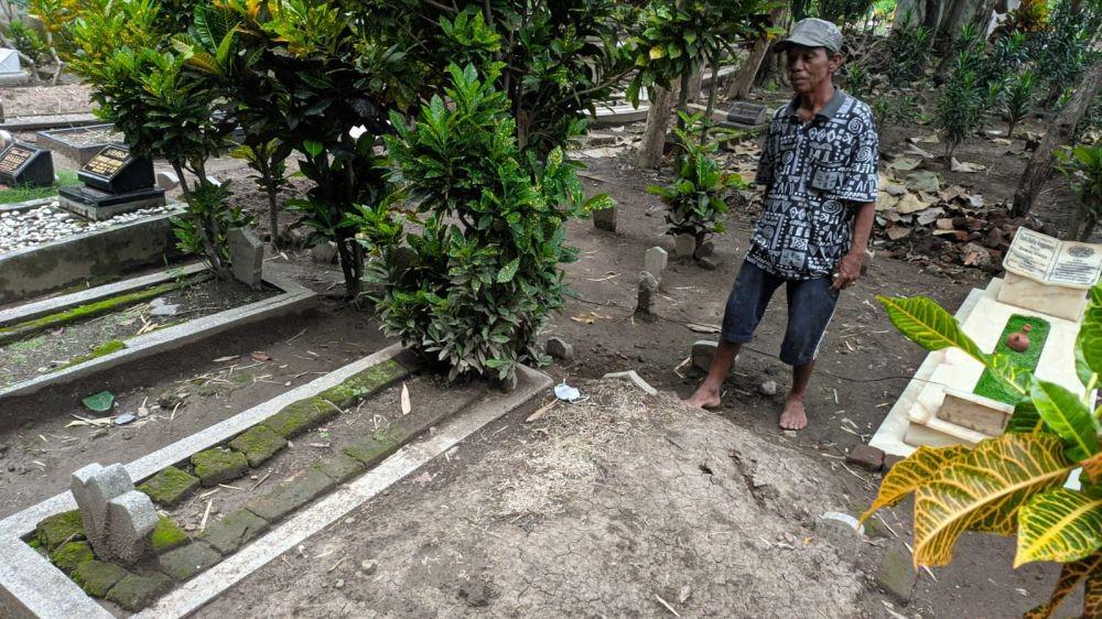 Lokasi penemuan jasad korban bunuh diri, N. Dokumentasi Istimewa