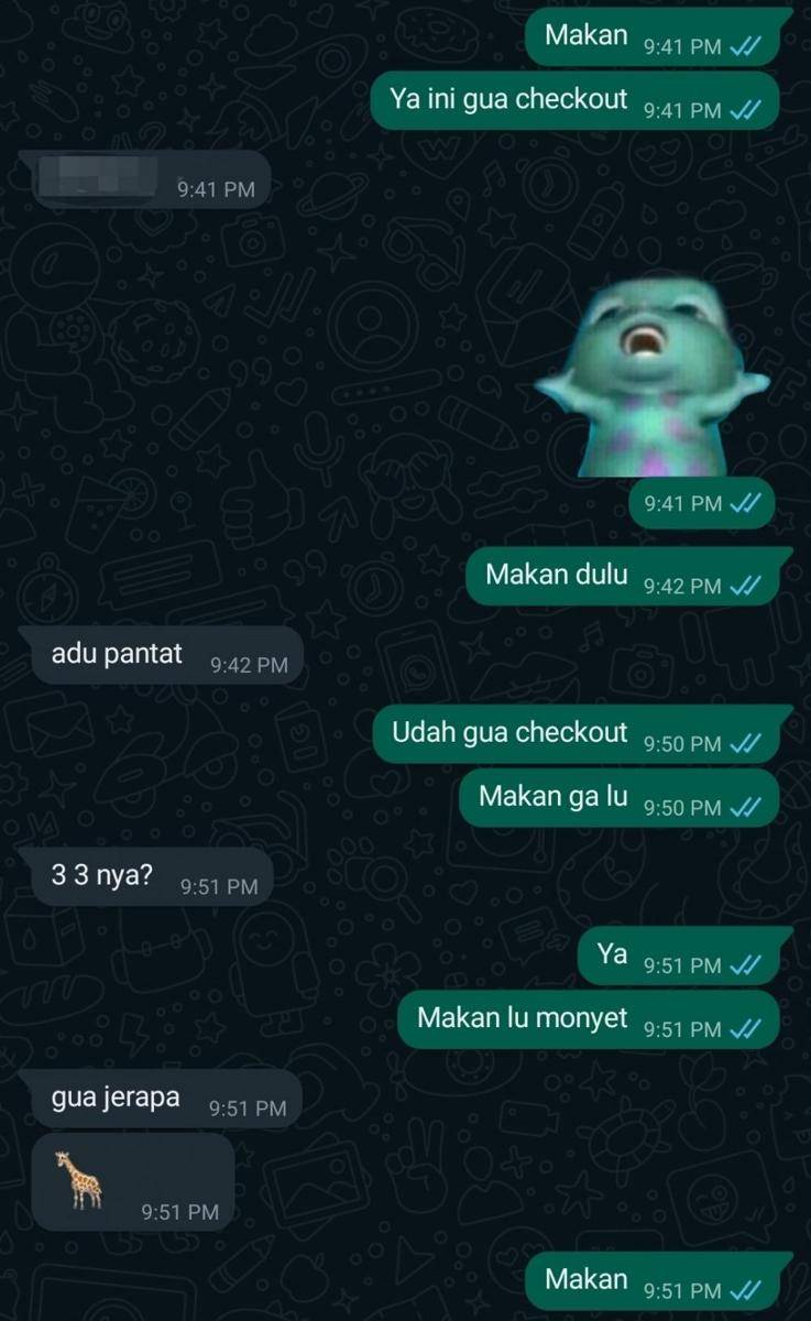 chat kakak adik (twitter.com/zekdln)
