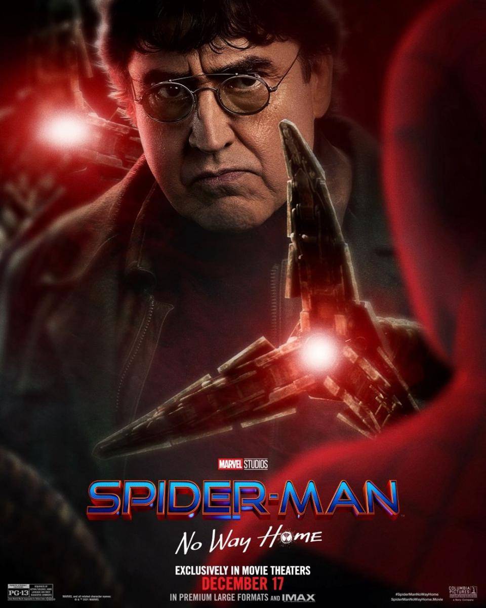 Doc Ock di poster Spider-Man: No Way Home. (twitter.com/SonyPictures)