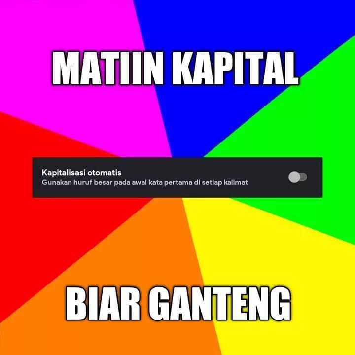 meme cowok ganteng (instagram.com/istana_receh)