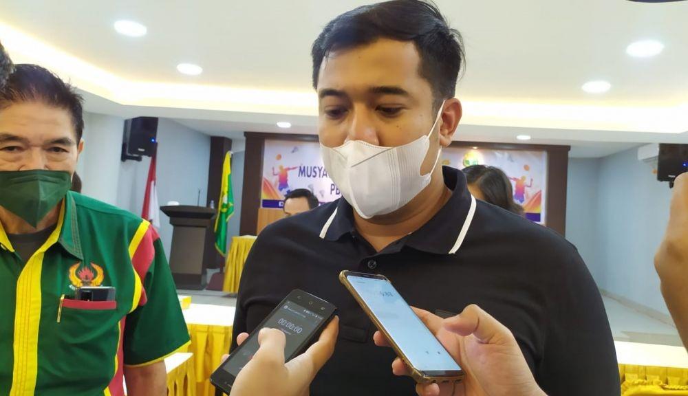 Ade Jona terpilih pada Muskot PBSI Medan, Sabtu (4/12/2021). (Dok.IDN Times/istimewa))