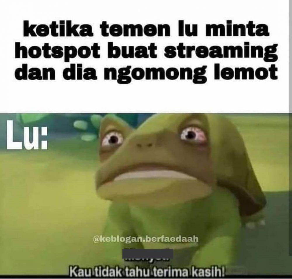 meme teman minta hotspot (instagram.com/kegoblogan.berfaedaah)