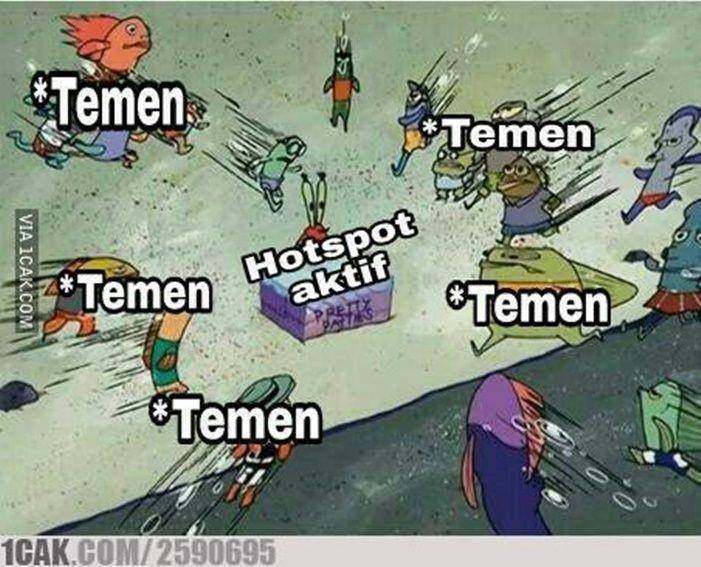 meme teman minta hotspot (1cak.com)