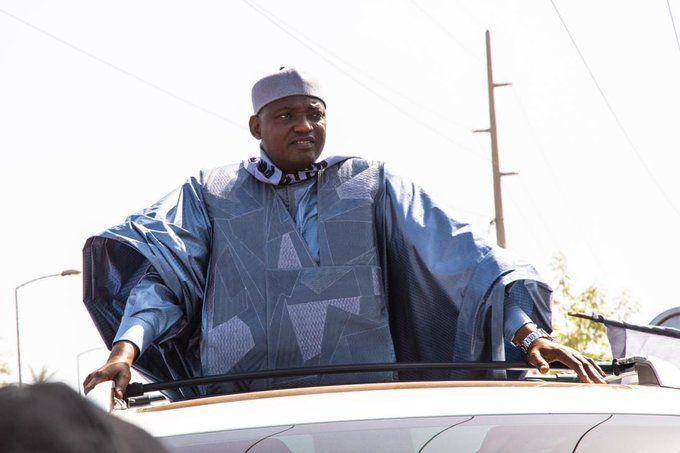 Presiden Gambia, Adama Barrow. (Twitter.com/President Barrow)