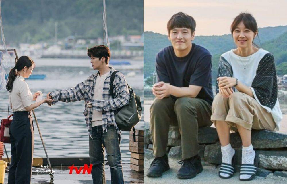 kolase cuplikan drakor berlatar pedesaan