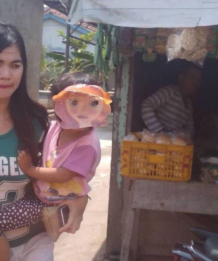 ibu mengasuh anak (instagram.com/receh.id)