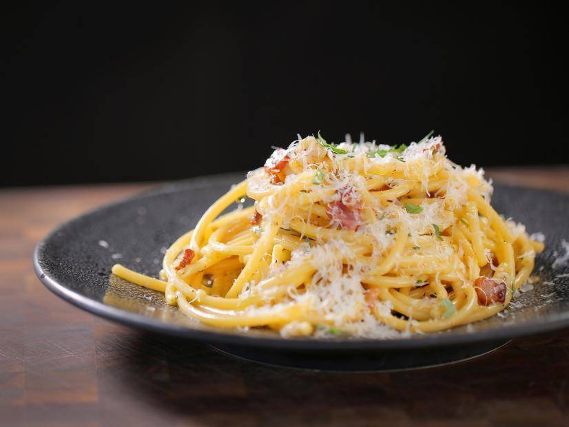 ilustrasi bucatini carbonara (foodnetwork.com/Guy Fieri)