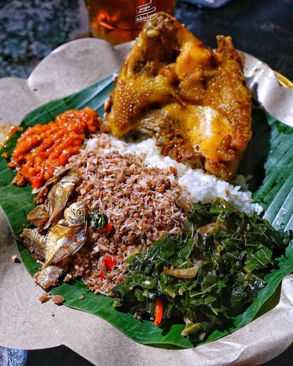 Ilustrasi nasi megono (instagram.com/jogjabikinlaper)