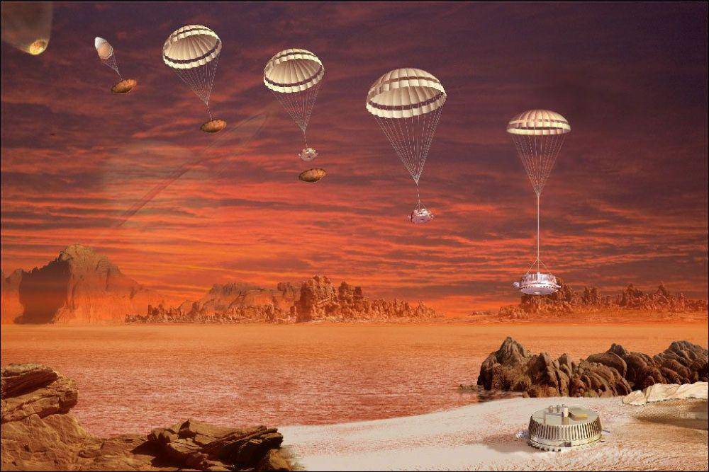 Wahana Huygens mendarat di Titan (popularmechanics.com)