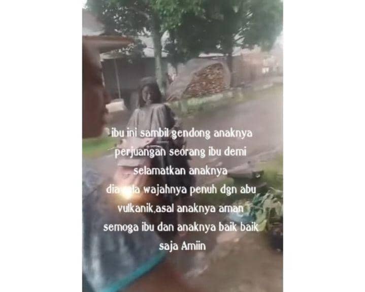 Viral ibu selamatkan anaknya/TikTok sandymirza430