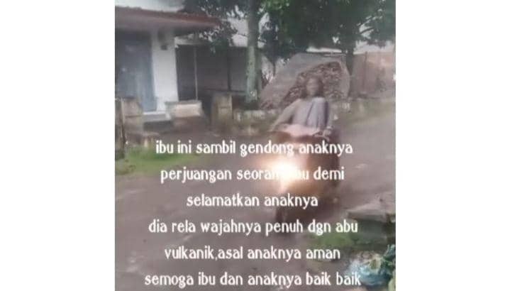 Haru, Perjuangan Ibu Selamatkan Anak dari Erupsi Semeru hingga Wajahnya Menghitam