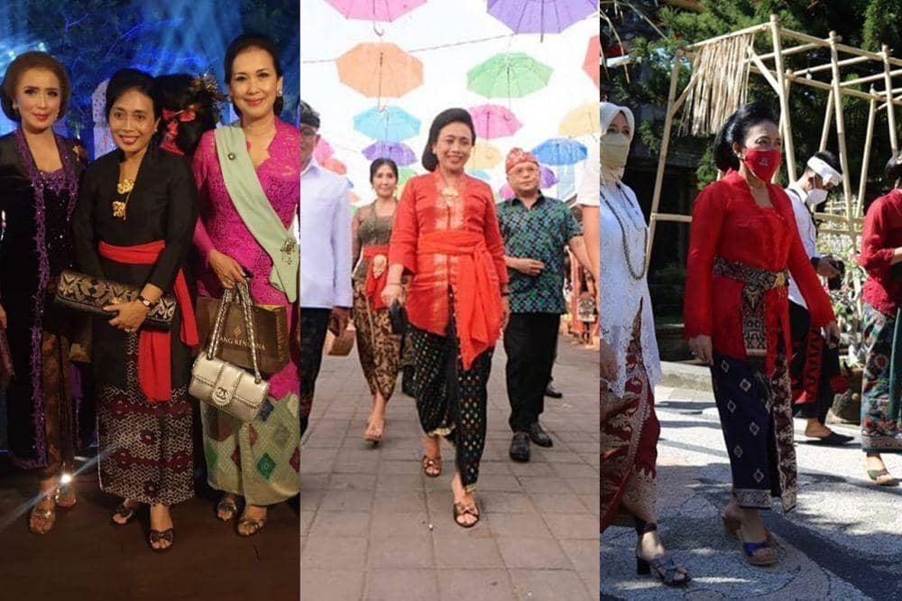 9 Kebaya Bintang Puspayoga, Ibu Menteri yang Anggun Memikat