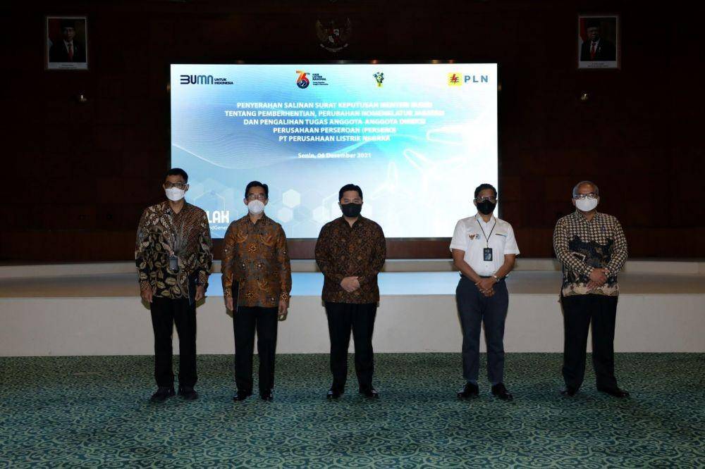Rapat Umum Pemegang Saham (RUPS) PLN tahun 2021 memutuskan mengangkat dan menetapkan Darmawan Prasodjo sebagai Direktur Utama PLN, menggantikan Zulkifli Zaini. (dok. PLN)