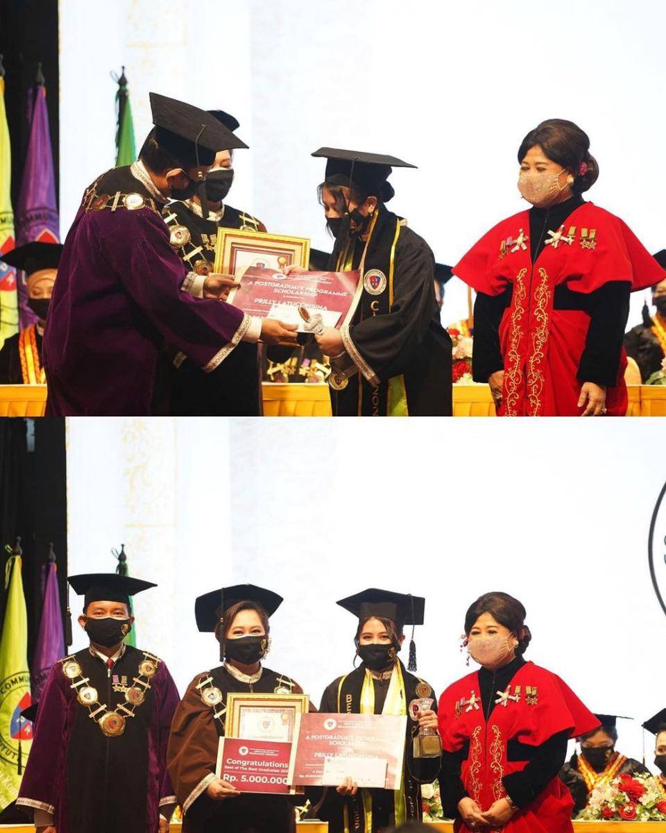 Potret wisuda Prilly Latuconsina. (instagram.com/prillylatuconsina96)