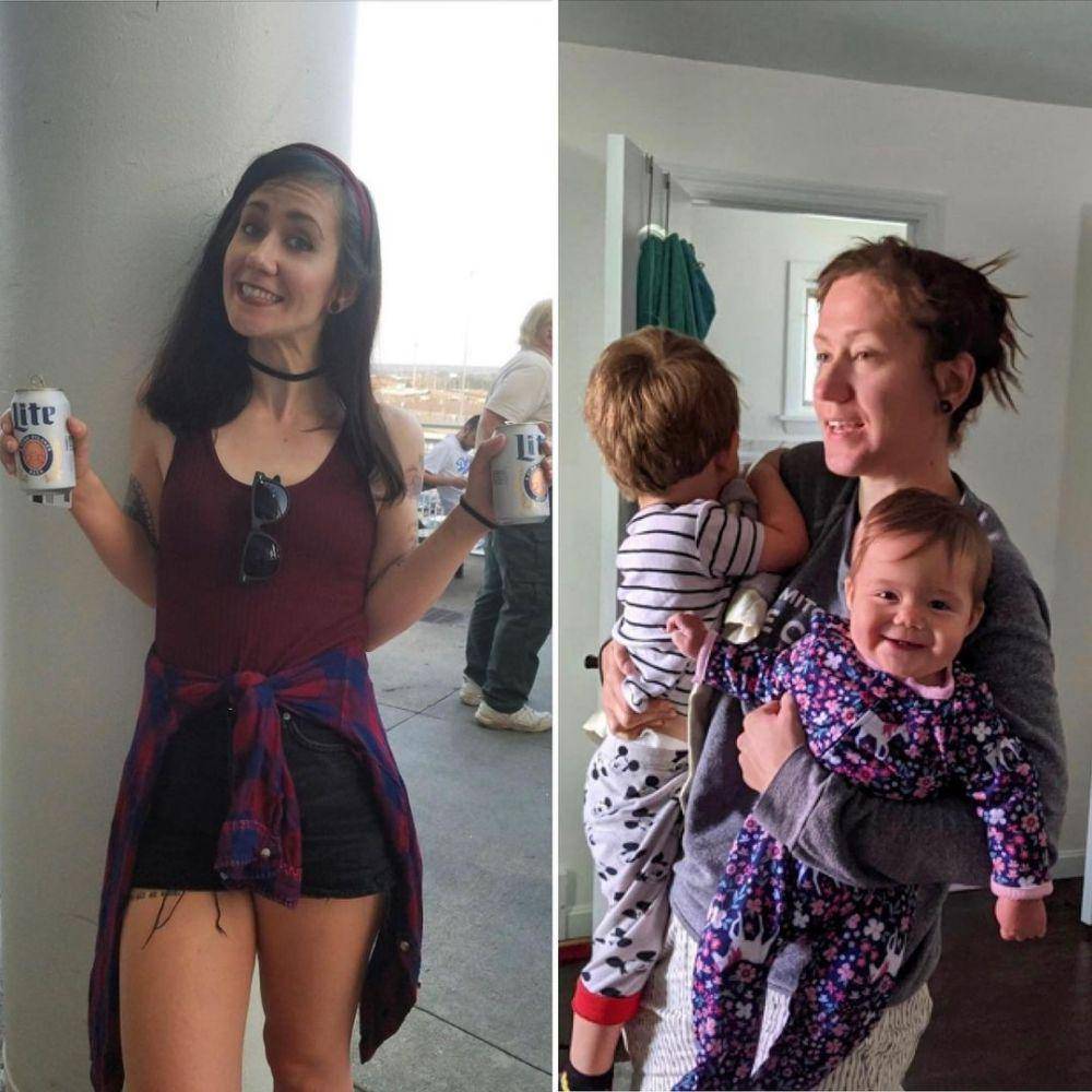 orangtua sebelum dan sesudah punya anak (instagram.com/gottoddlered)