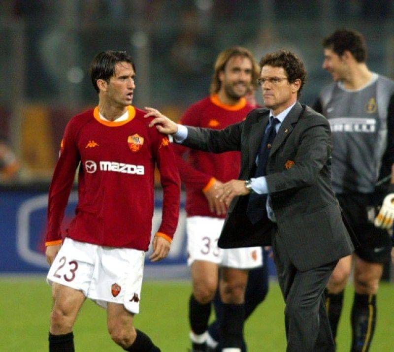 Potret Fabio Capello bersama Christian Panucci (metronews.it)