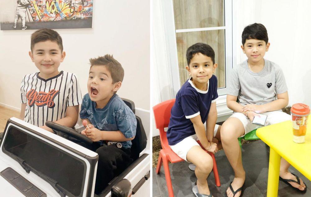9 Potret 2 Anak Cowok Artis Menawan, Calon Idola, nih!
