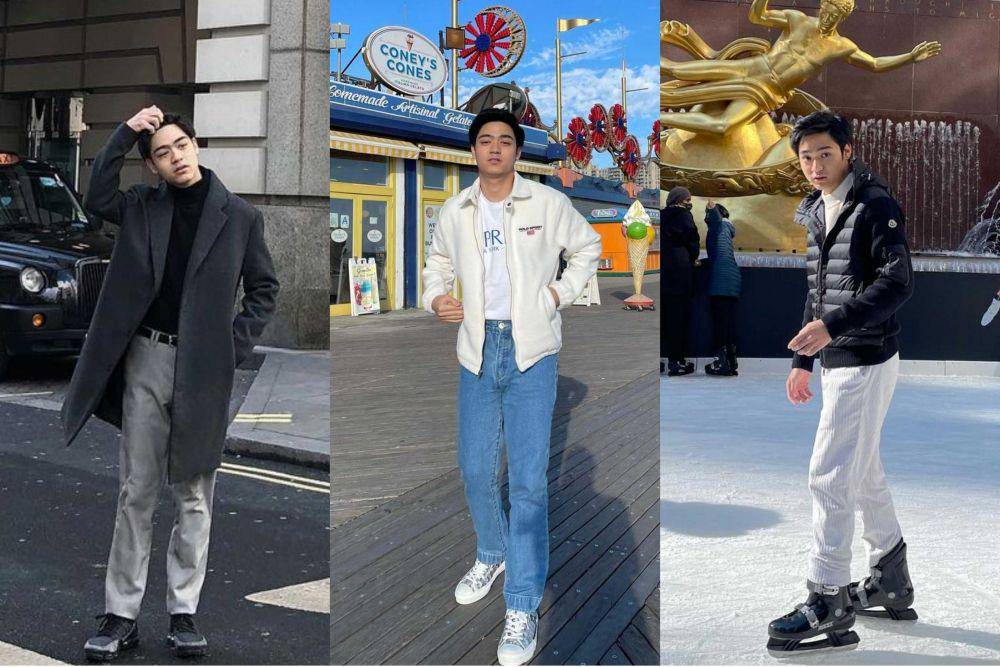 kolase potret outfit liburan ala Pea Sarit (instagram.com/peatrs)