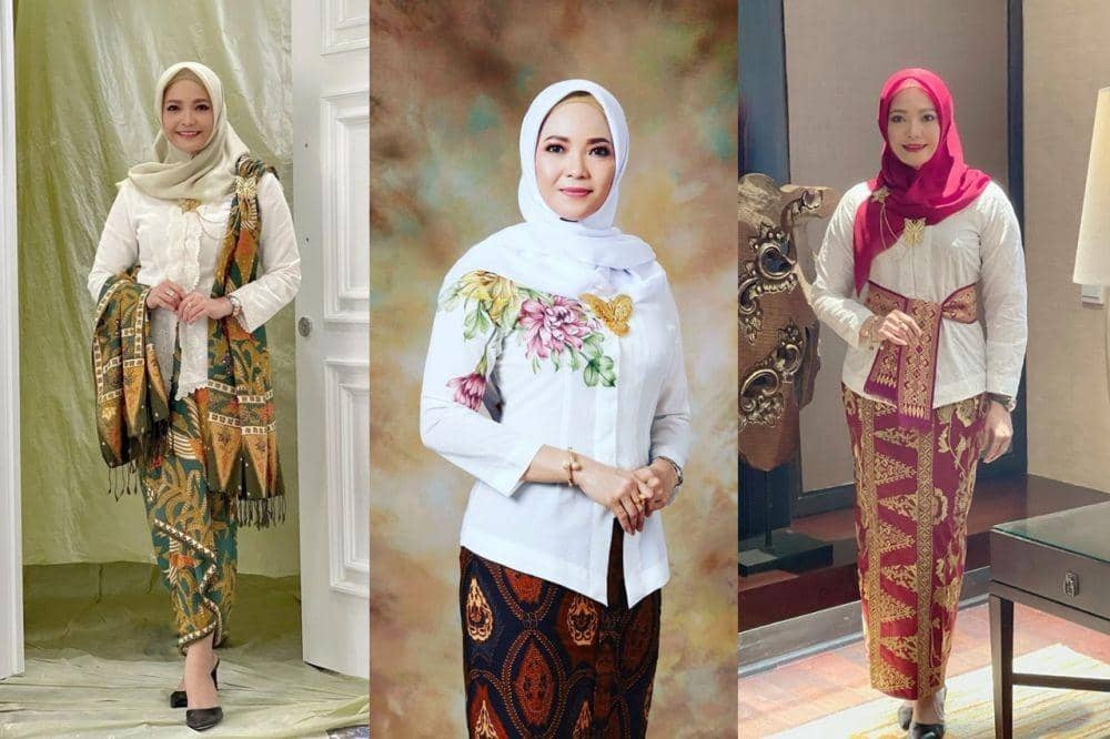 11 Kebaya Eny Yaqut, Istri Menteri yang Gayanya Bersahaja