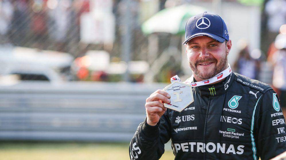 Valtteri Bottas saat finis terdepan di Sprint Qualifying GP Italia (formula1.com)