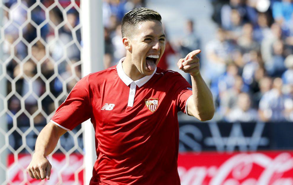 potret Samir Nasri berseragam Sevilla (marca.com)