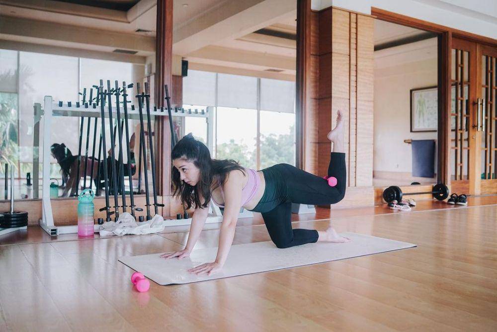 potret Nikita Willy prenatal pilates (instagram.com/jamilatus.sadiyah)