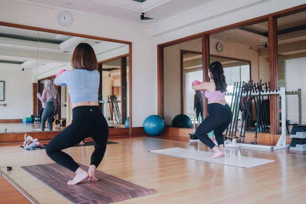 potret Nikita Willy prenatal pilates (instagram.com/jamilatus.sadiyah)