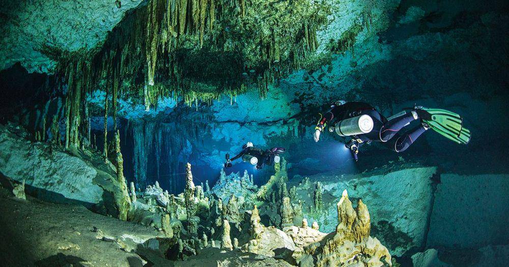 ilustrasi cave diving (scubadiving.com)