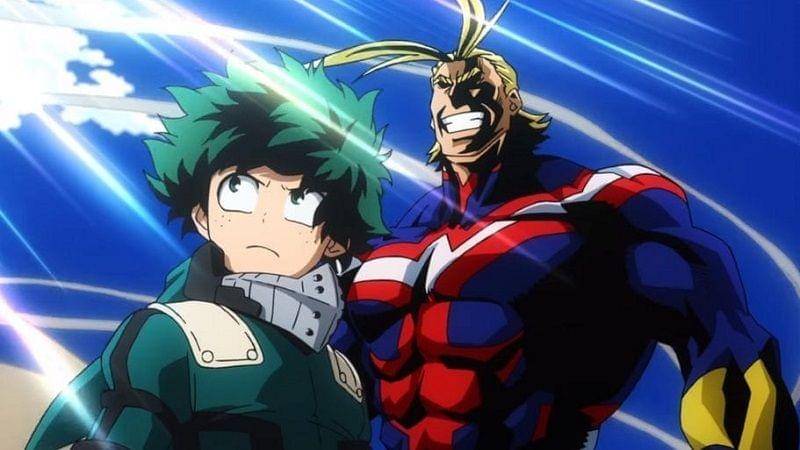 Deku dan All Might. (Dok. Bones)