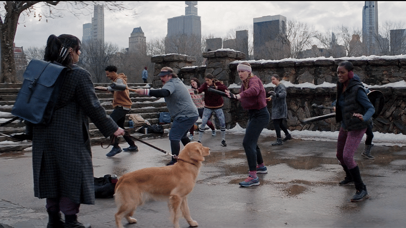 Kate Bishop menemui para LARPers. (Disney+ Hotstar/Hawkeye)