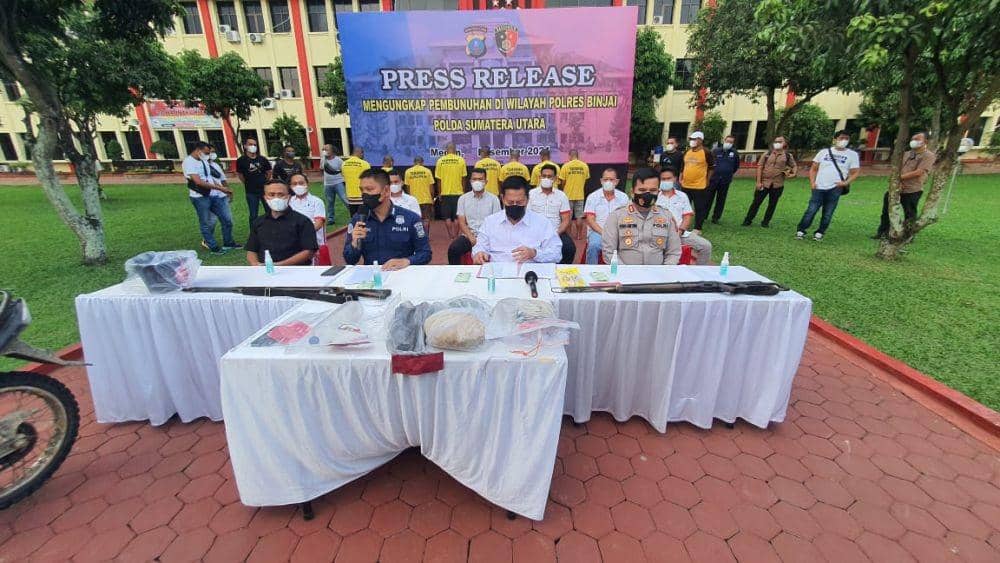 Polisi paparkan pengungkapan pembunuhan (Dok. Isitimewa)