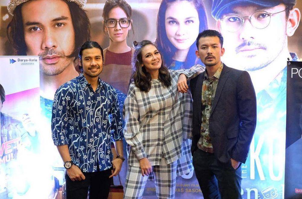 potret Luna Maya bersama Rio Dewanto dan Chicco Jerikho (instagram.com/lunamaya)