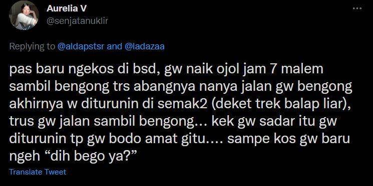 gak fokus naik ojek online (twitter.com/senjatanuklir)