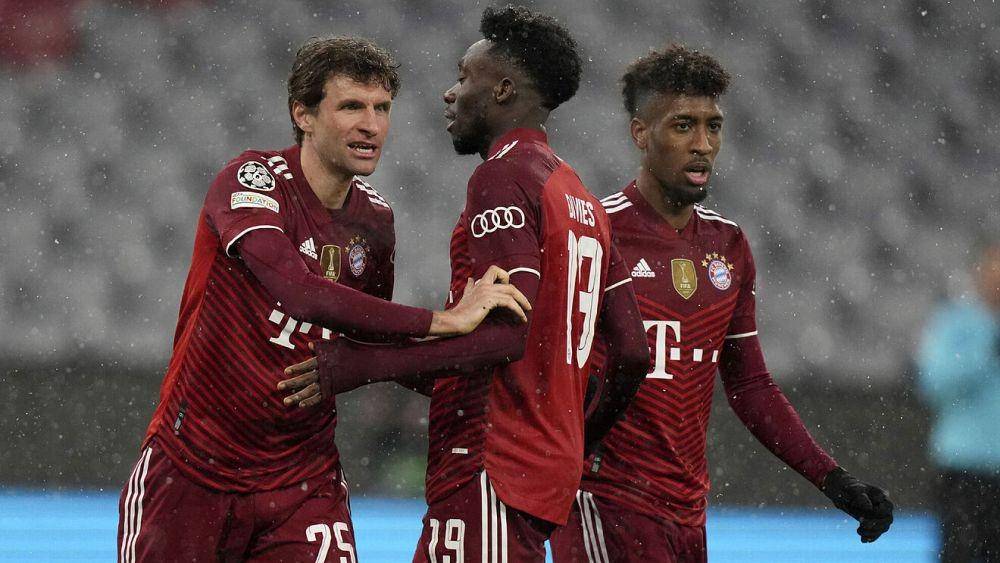 Thomas Muller, Alphonso Davies, dan Kingsley Coman. (marca.com)