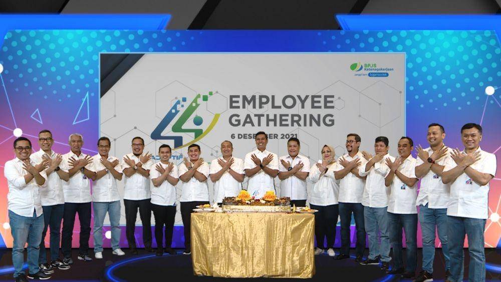 BPJAMSOSTEK merayakan ulang tahun ke-44. (Dok. BPJAMSOSTEK)