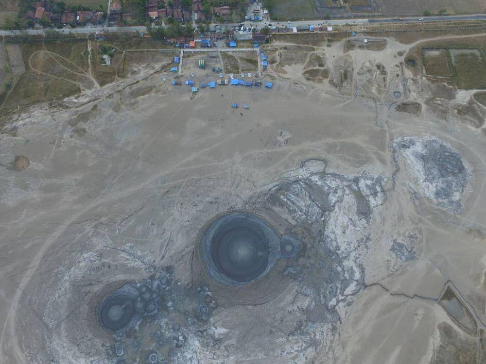 Bledug Kuwu dilihat secara aerial (instagram.com/wisatagrobogan)