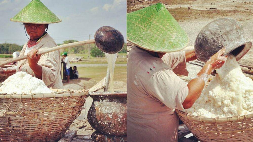Penambang garam di kawasan Bledug Kuwu (instagram.com/peter_tono)