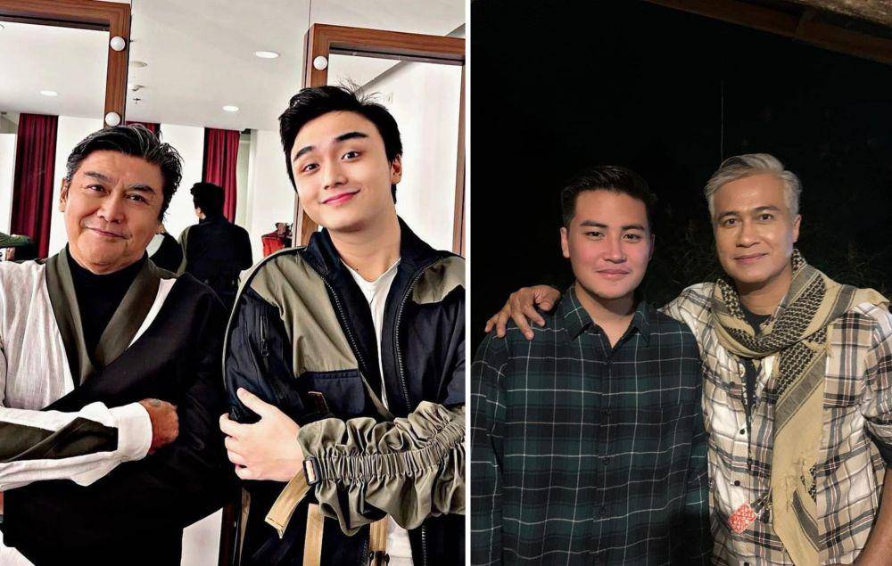 potret aktor senior dan buah hati (instagram.com/willydozan777 | instagram.com/adjiepangestu)