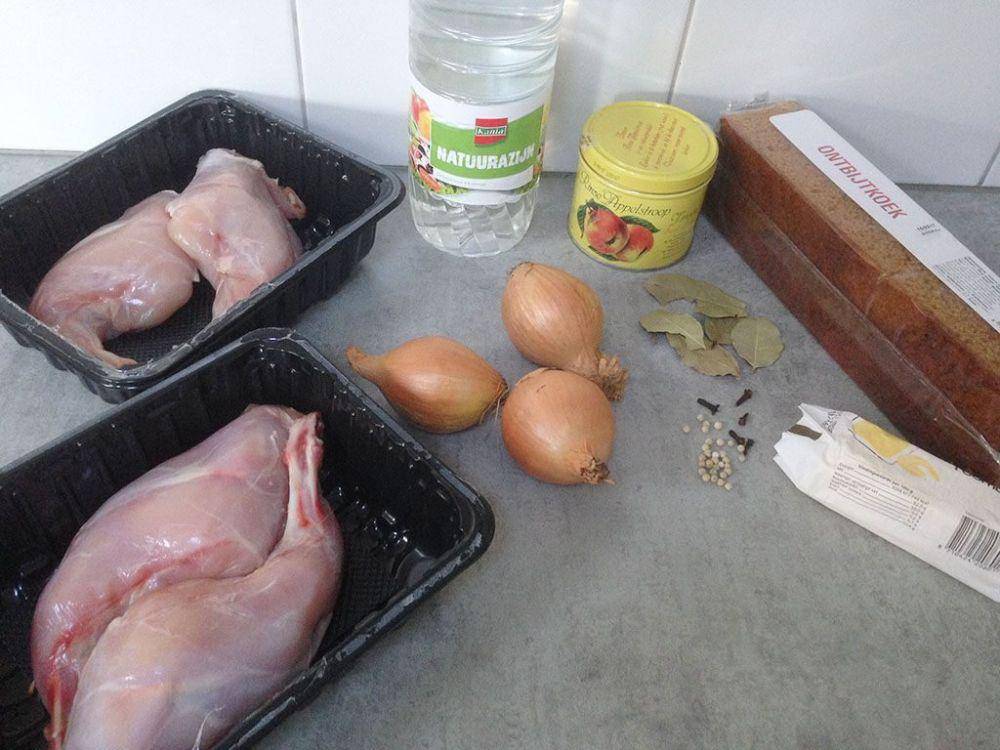 bahan-bahan sweet and sour rabbit (ohmydish.com)