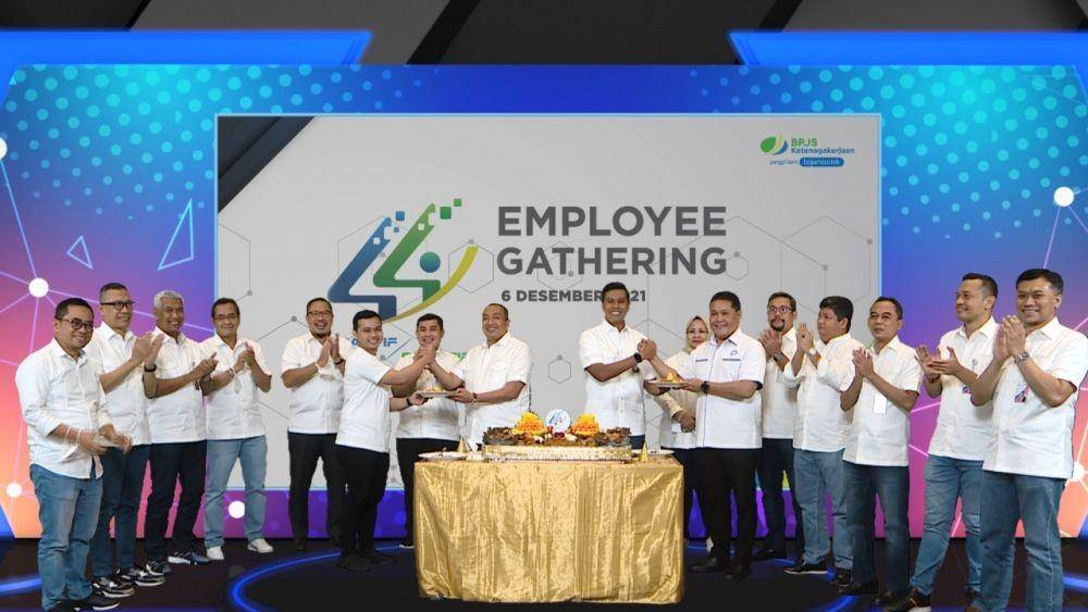 Perayaan ulang tahun ke-44 BPJAMSOSTEK. (Dok. BPJAMSOSTEK)