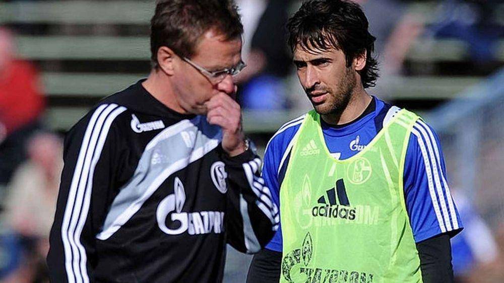 Ralf Rangnick dan Raul Gonzalez (elespanol.com)