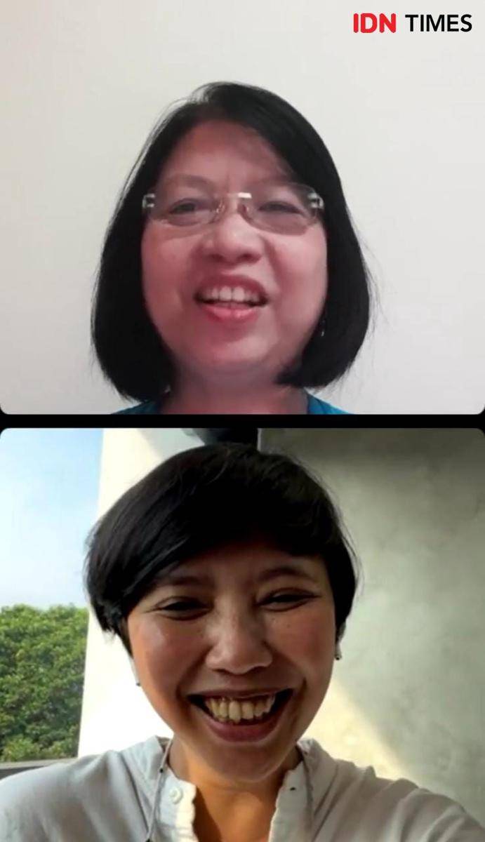 Kepala Sekretariat Lingkar Temu Kabupaten Lestari (LTKL) Gita Syahrani dalam live Instagram acara "101 Climate Change Actions" Jumat (10/12/2021) (Idn times)