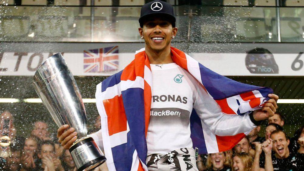 Lewis Hamilton raih gelar juara dunia keduanya pada 2014. (skysports.com)