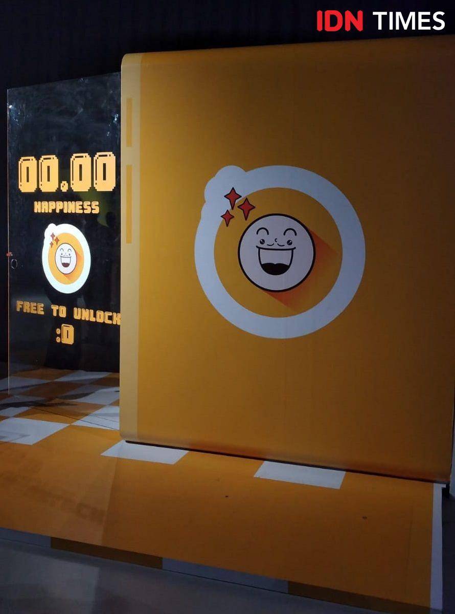 Dudu 'Dagelan' di PopArt Jakarta, Astha District8, SCBD, Jakarta Selatan (IDN Times/Dhiya Awlia Azzahra)
