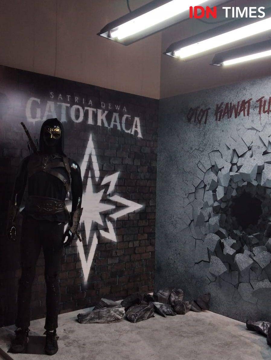 Gatot Kaca di PopArt Jakarta, Astha District8, SCBD, Jakarta Selatan (IDN Times/Dhiya Awlia Azzahra)