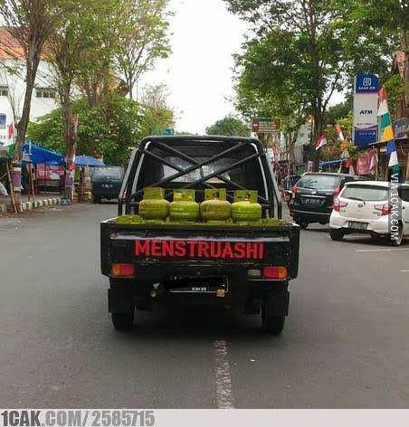 tulisan kocak mobil pick up (1cak.com)