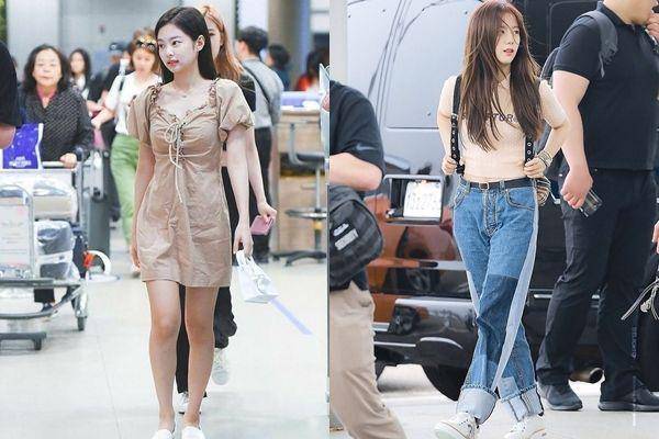 outfit earth tone member BLACKPINK (instagram.com/blackpinkfashionupdate)
