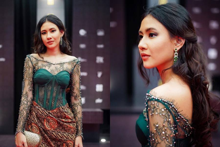 Hair do untuk kebaya kondangan. (instagram.com/shenacinnamon)
