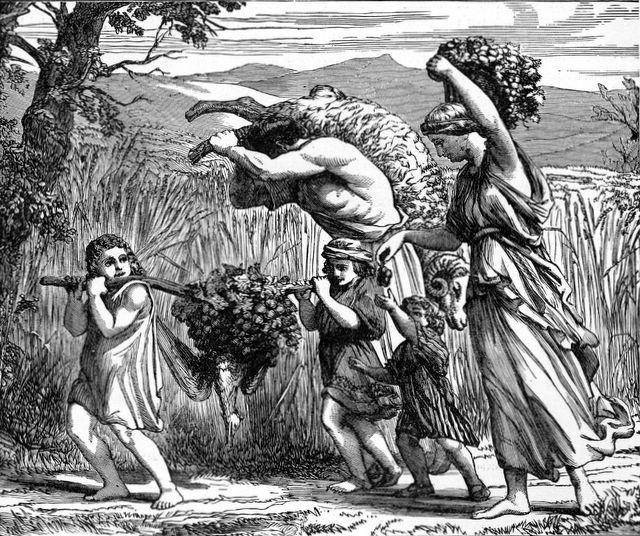 ilustrasi tanah yang subur, "Treasures of the Bible" (commons.wikimedia.org/Henry Davenport Northrop)